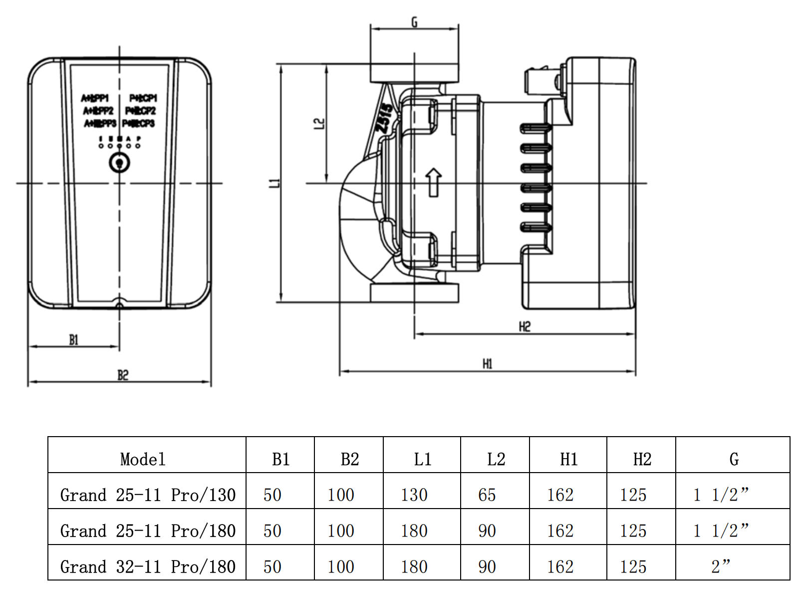 Grand 25-11 Pro Installation Drawing